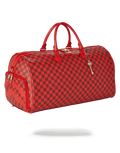SHARKS IN PARIS DUFFLE (RED CHECKERED EDITION)