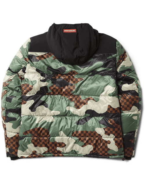 CAMO CHECKERED PUFFER