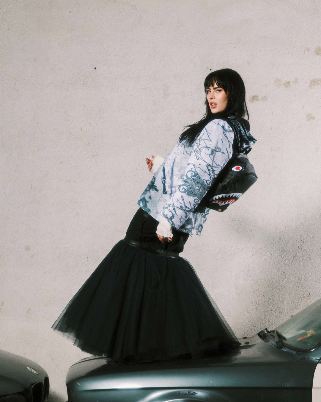 SHARKS IN PARIS HYPER PUFF SAVAGE BACKPACK