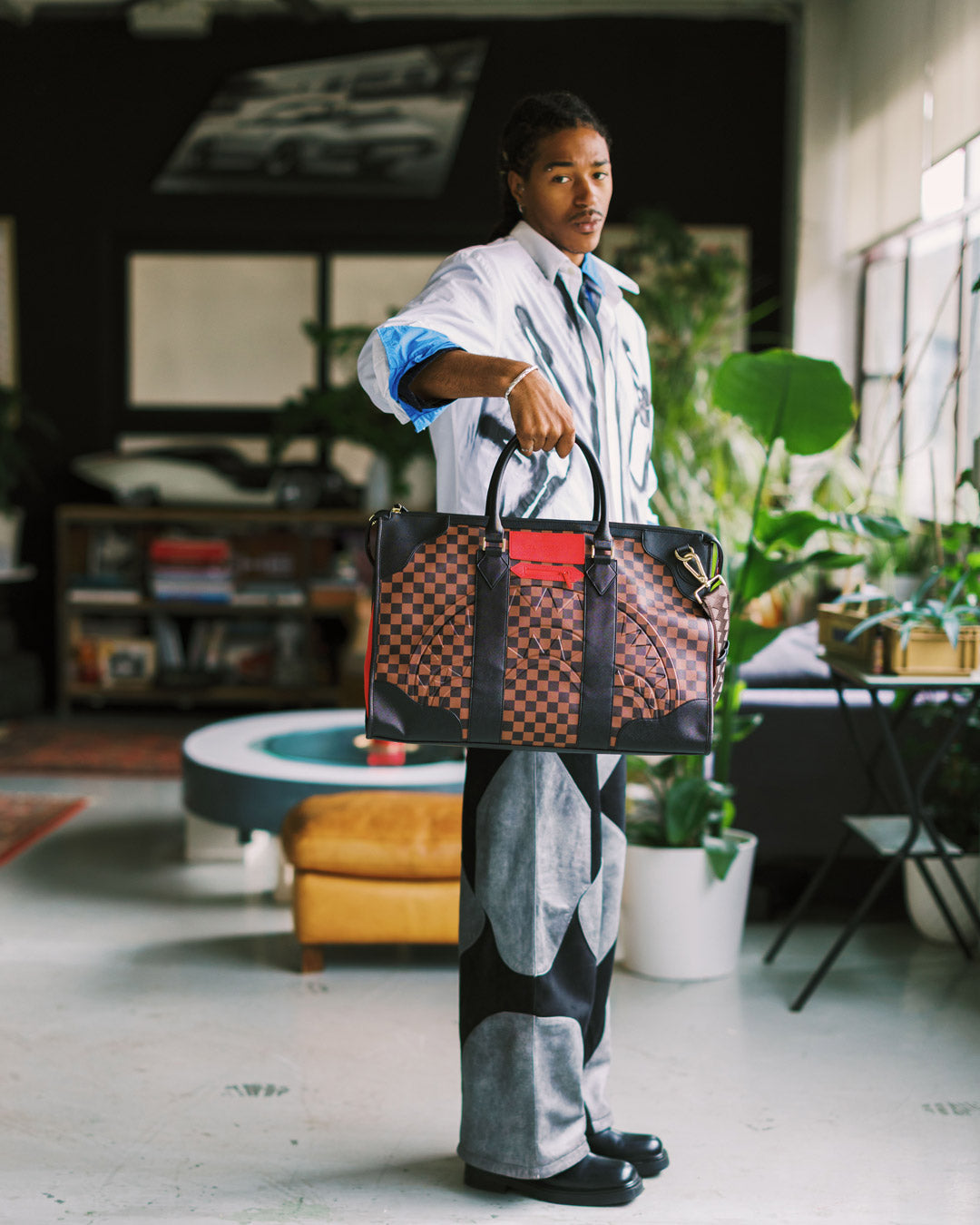 KATANA CHECK BOSS PYRAMID DUFFLE