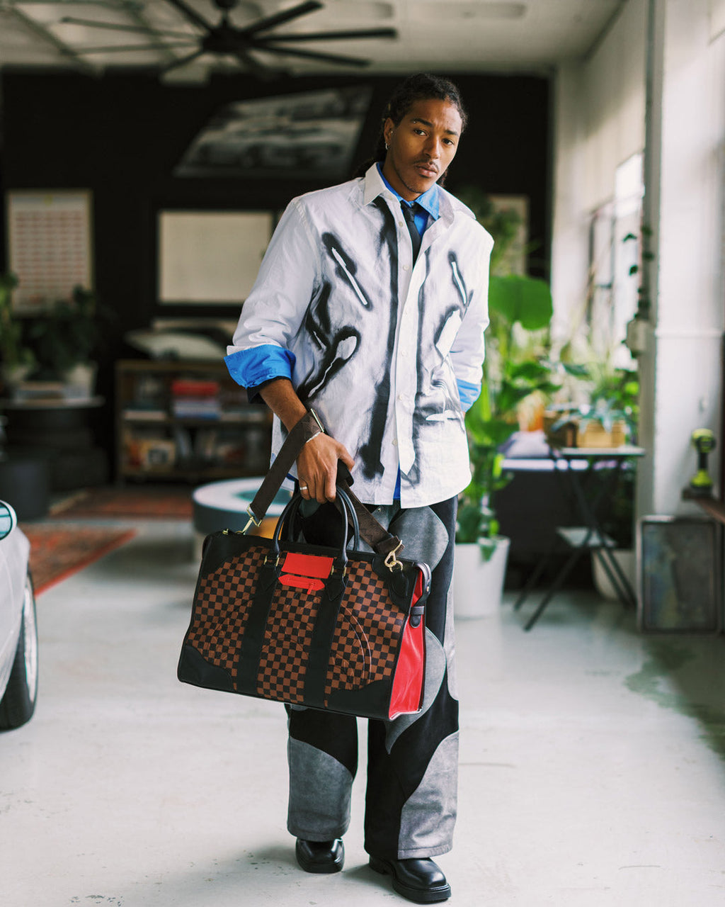KATANA CHECK BOSS PYRAMID DUFFLE
