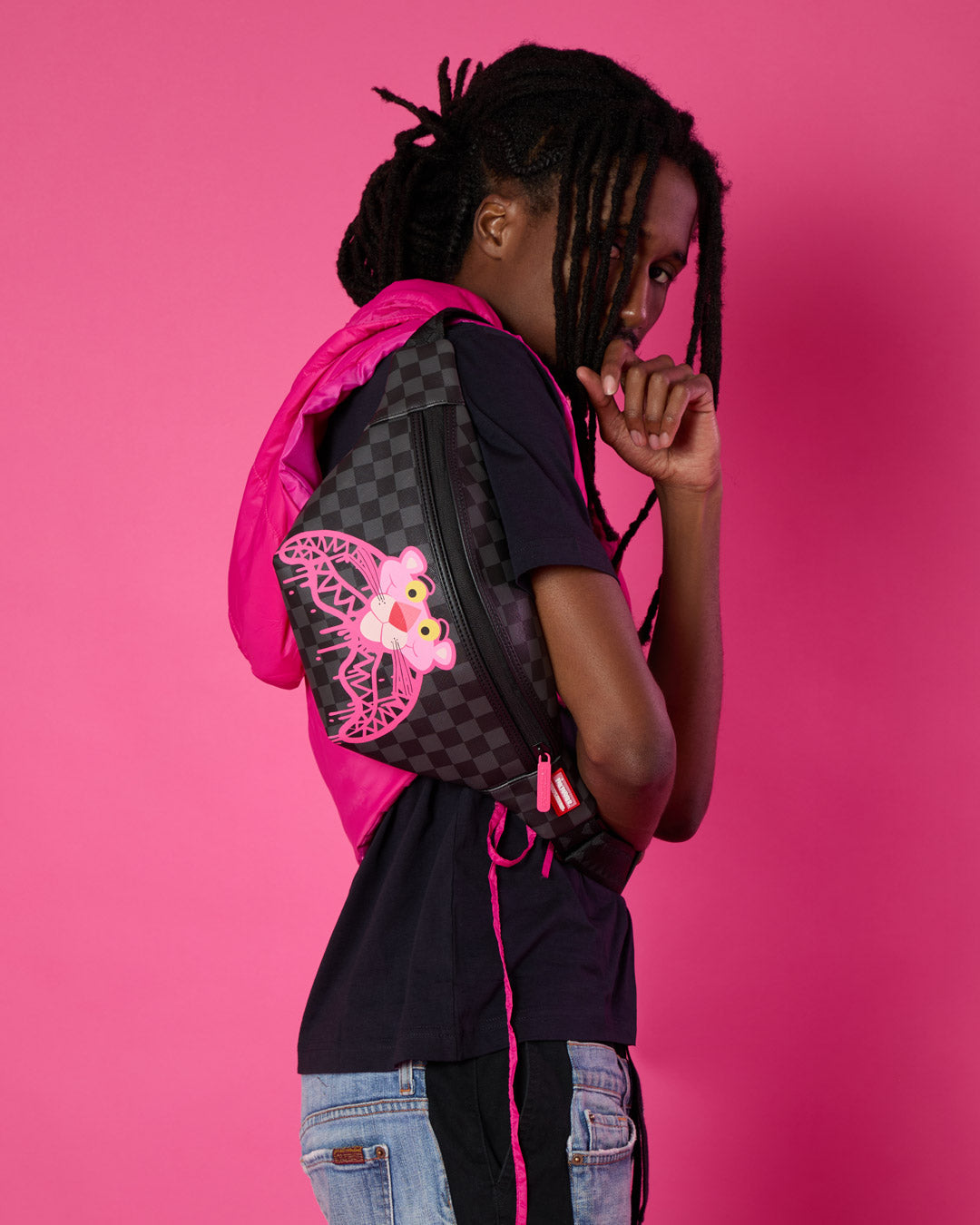 PINK PANTHER DIAMOND SHARK SAVVY CROSSBODY