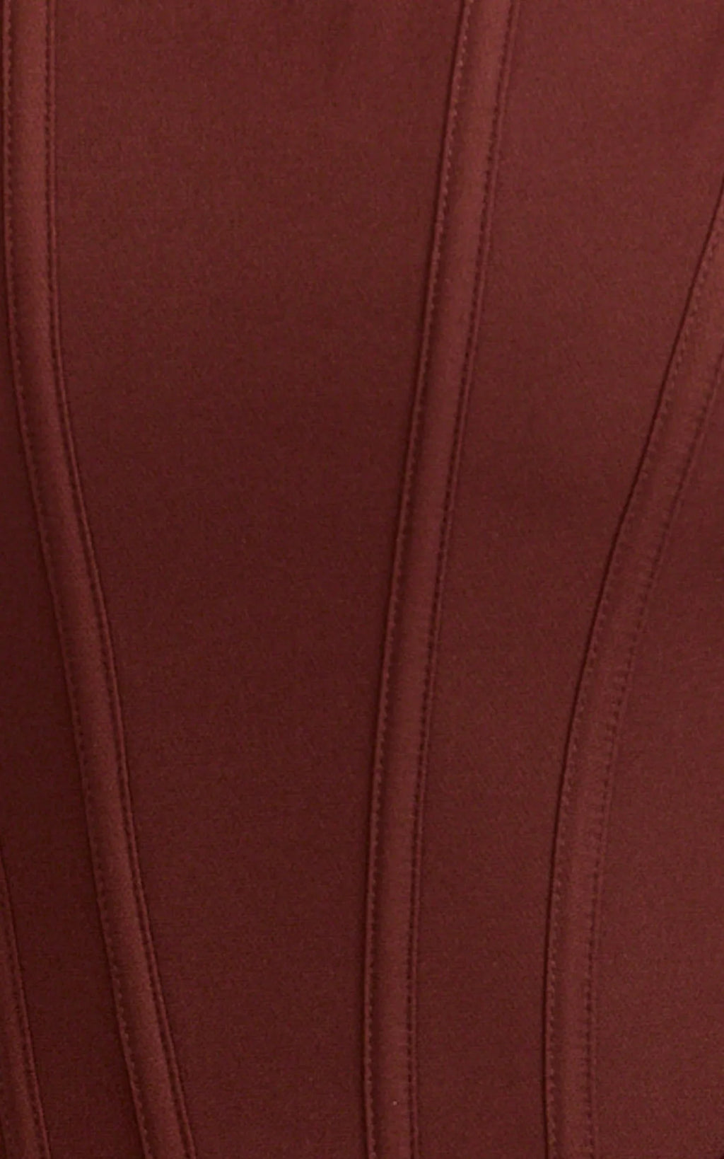 Jonas Maxi Dress - Strapless Corset Bodice Draped Waist Skirt Dress in Chocolate