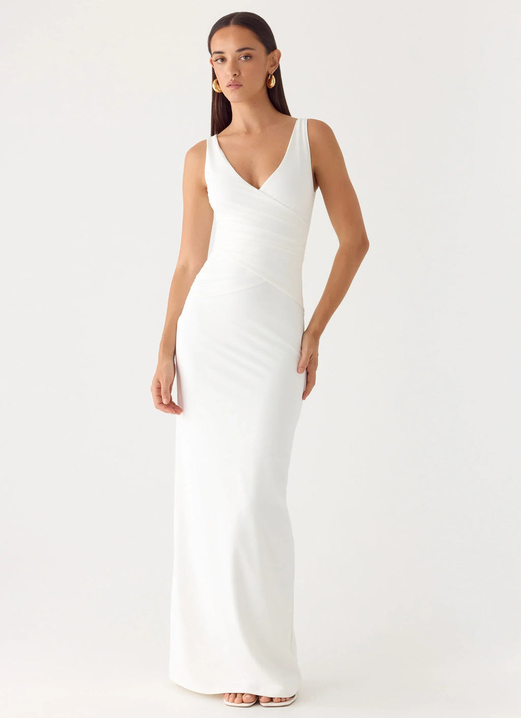 Nerine Maxi Dress - White