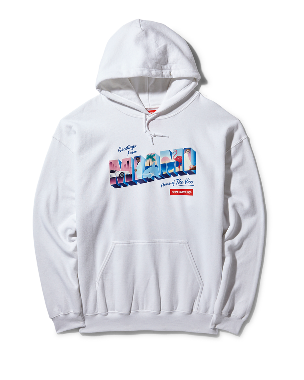 MIAMI VICE HOODY (WHITE)