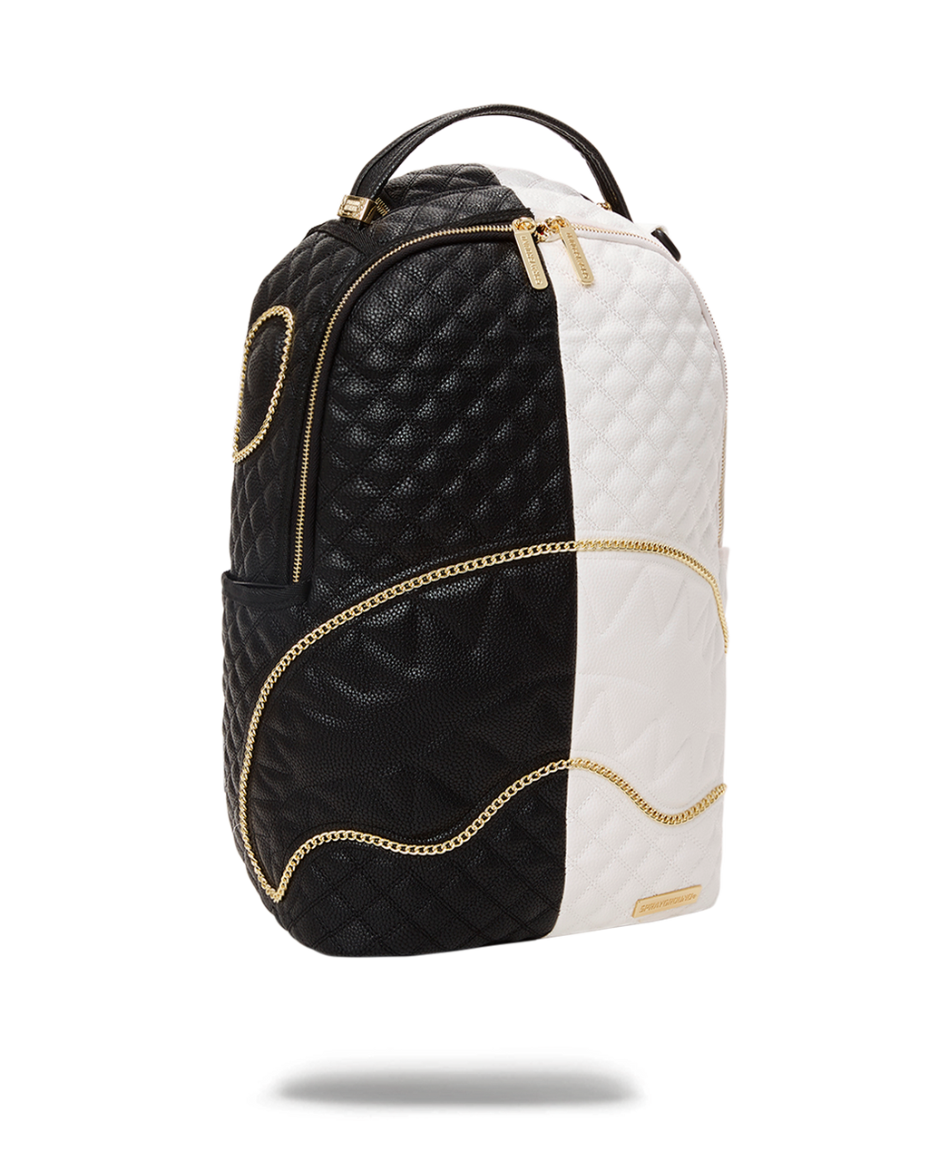 LEVELED UP SPLIT QUILT SHARK BACKPACK (DLXV)