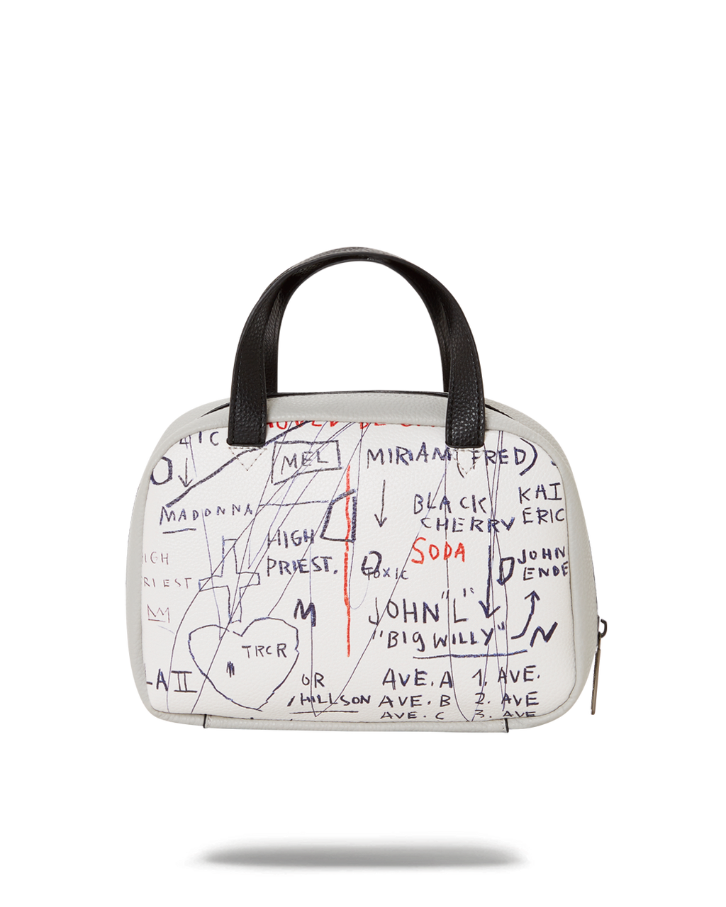 OFFICIAL BASQUIAT UNTITLED (CHEESE POPCORN) 1983 HANDBAG