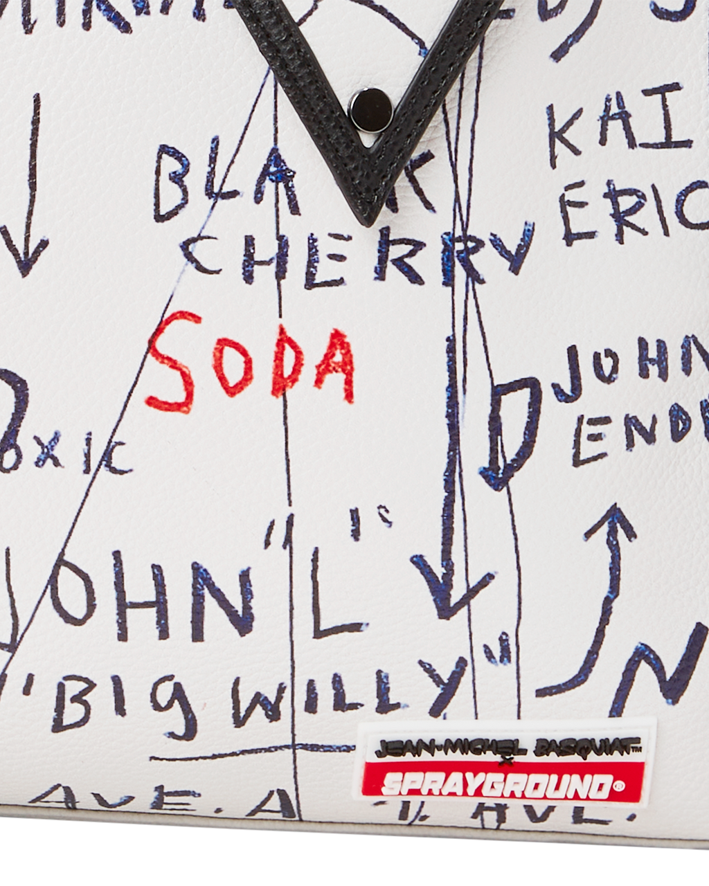 OFFICIAL BASQUIAT UNTITLED (CHEESE POPCORN) 1983 SLING MESSENGER