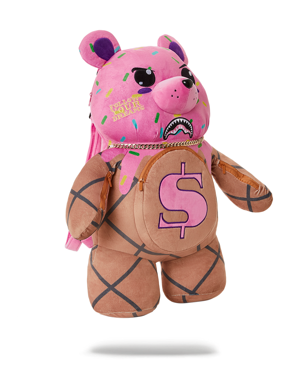 I SCREAM MONEYBEAR TEDDYBEAR BACKPACK