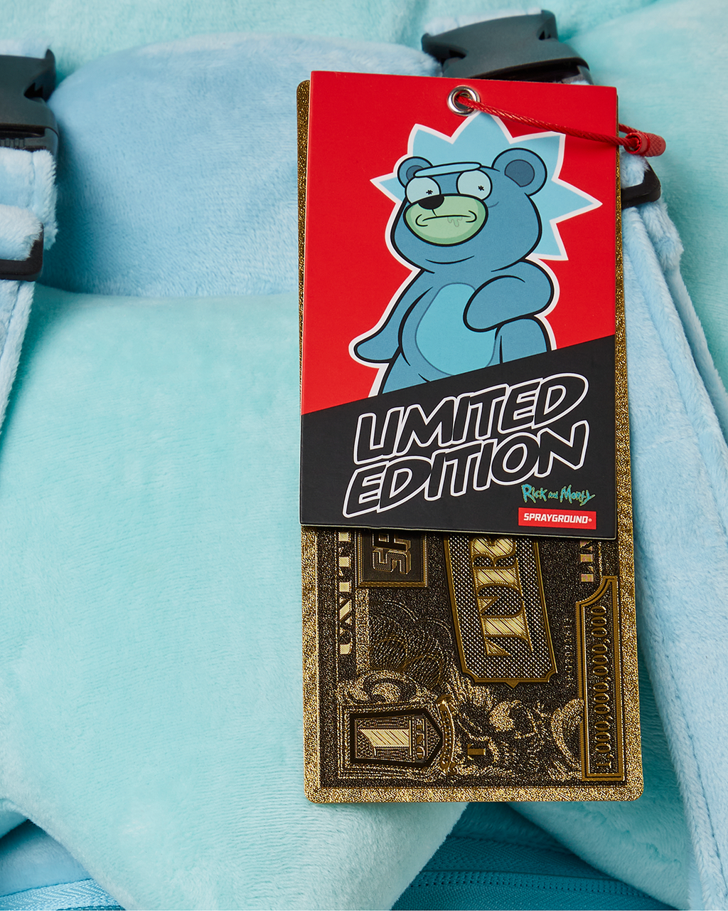 TEDDY RICK MONEYBEAR TEDDYBEAR BACKPACK