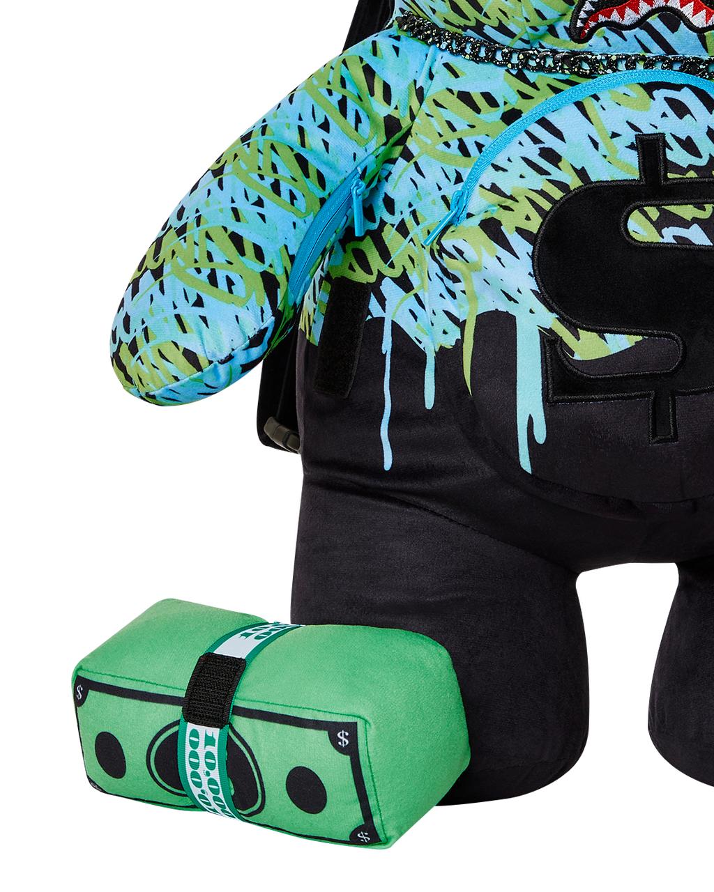 ROUGE THE GAWD MONEYBEAR TEDDYBEAR BACKPACK