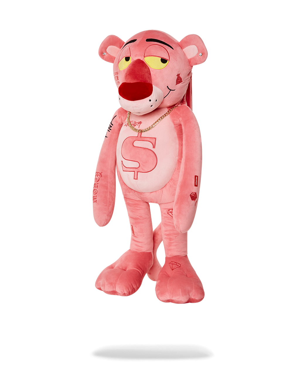 PINK PANTHER UP TO NO GOOD TEDDY BEAR BACKPACK