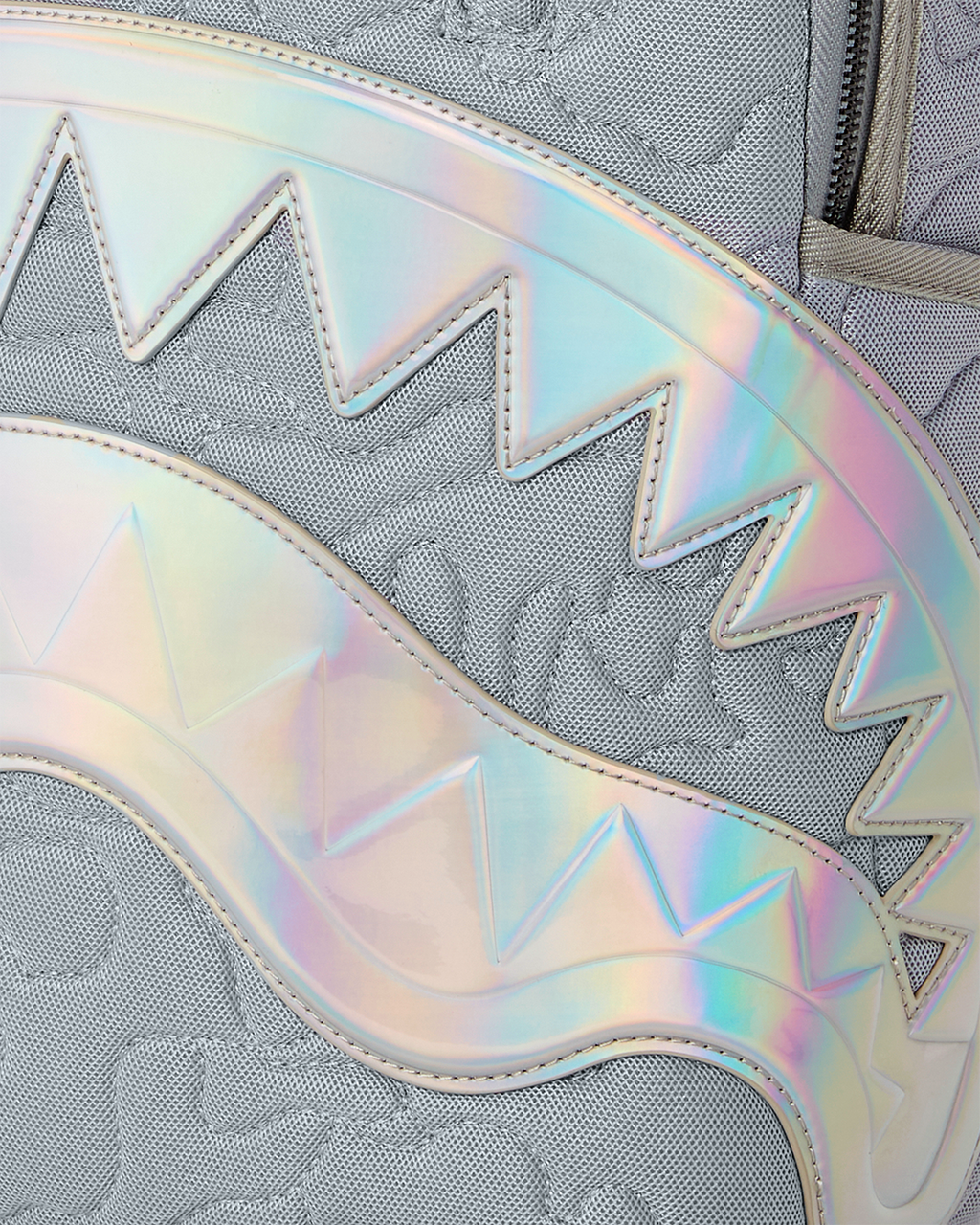 MIRASHAKU IRIDESCENT QUILT BACKPACK