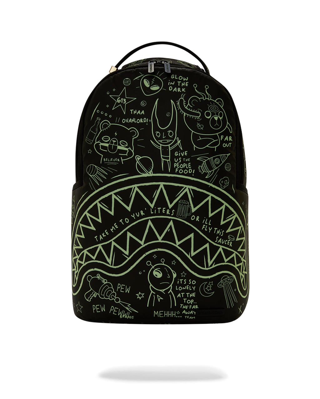 GLOW THE SPACE BACKPACK (GLOW IN THE DARK EFFECT)