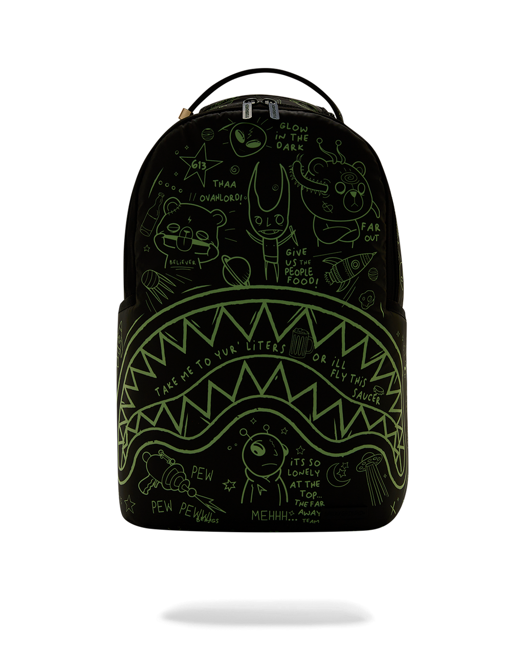 GLOW THE SPACE BACKPACK (GLOW IN THE DARK EFFECT)