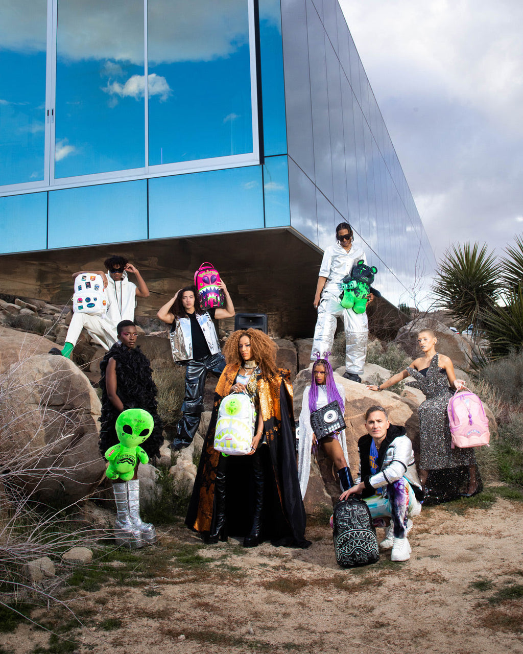 GLOW THE SPACE BACKPACK (GLOW IN THE DARK EFFECT)