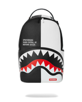 SHARK CENTRAL SPLIT BACKPACK BLK/WHT (DLXV)