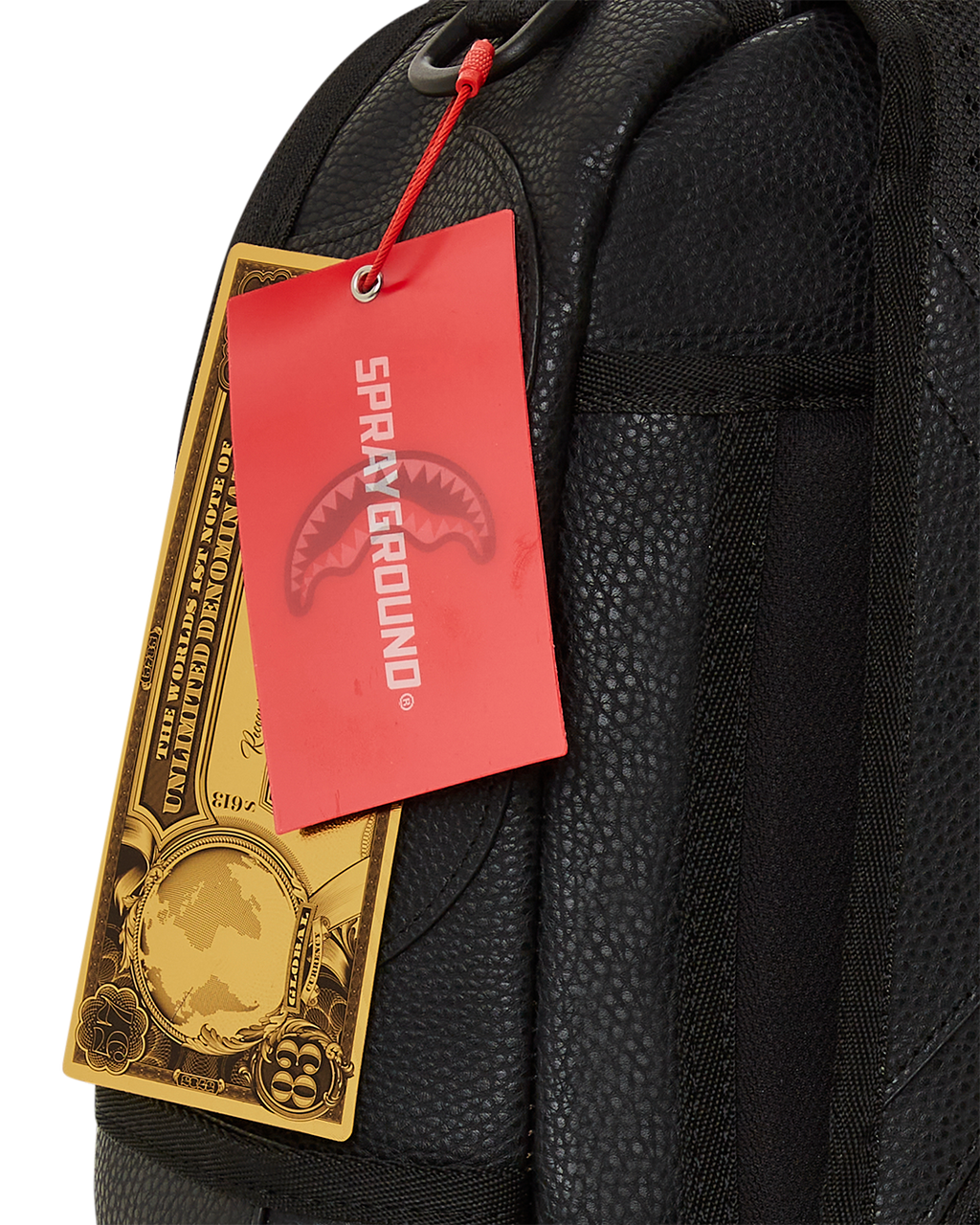 HEAVY METAL SHARK BLACK BACKPACK (DLXV)