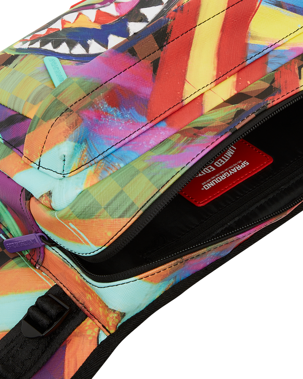 SHARKS IN PARIS CITY STREAKS CARGO CROSSBODY