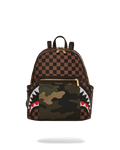 EXTERIOR GOLD ZIP POCKET SHARKS IN PARIS SAVAGE BACKPACK