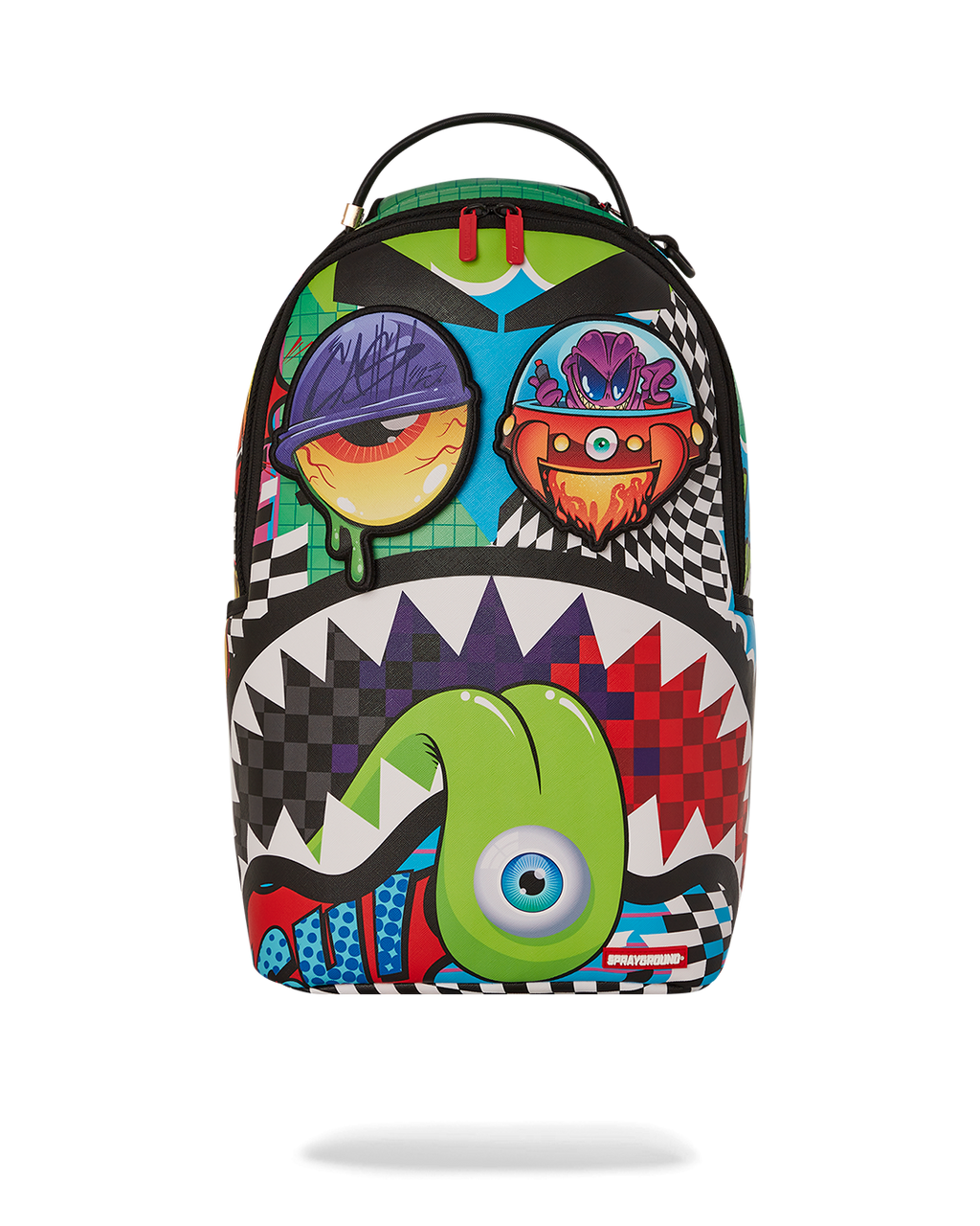 PSYCHO WORLD OF FUN BACKPACK (WITH REMOVABLE VELCRO EYE PATCHES)