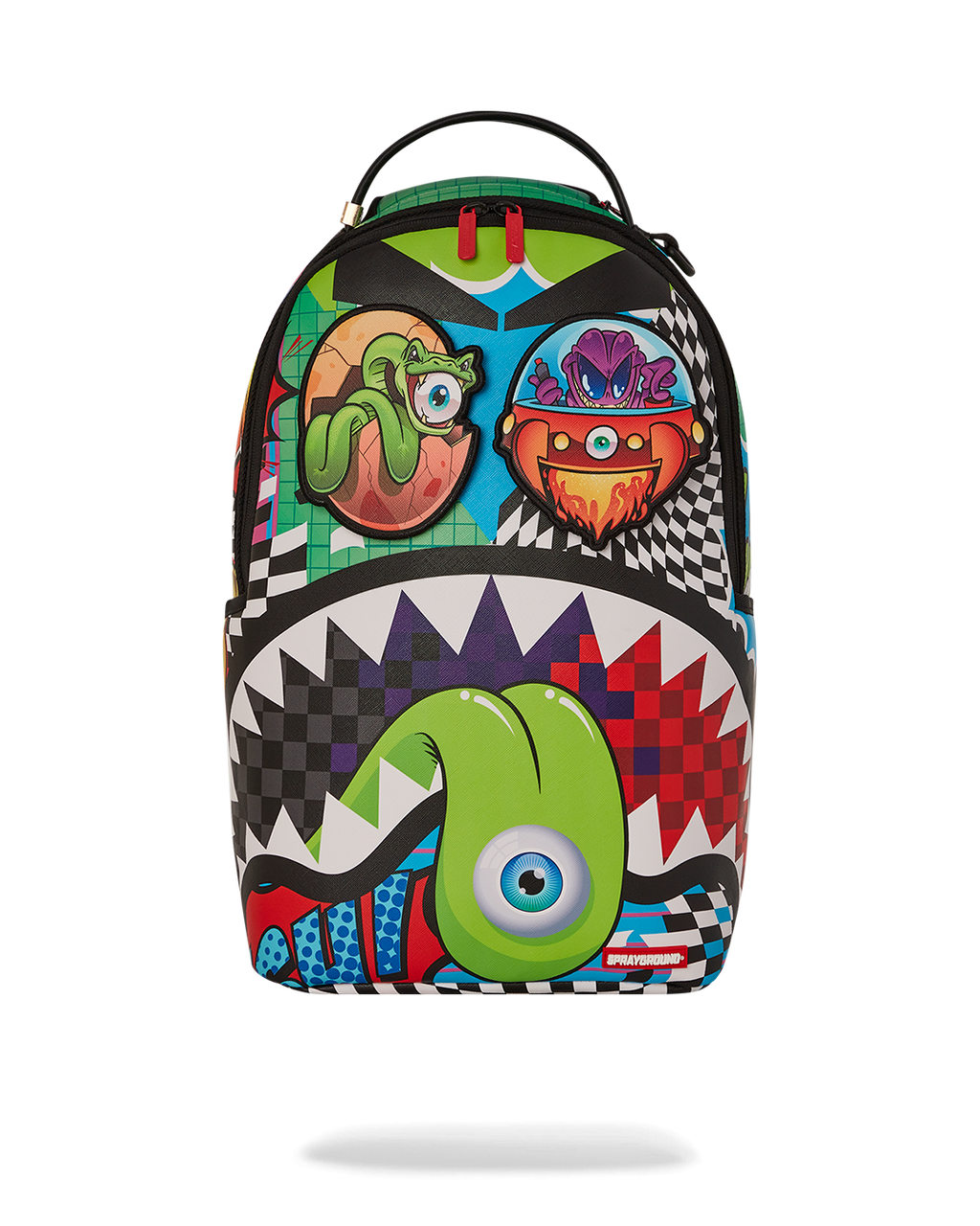 PSYCHO WORLD OF FUN BACKPACK (WITH REMOVABLE VELCRO EYE PATCHES)