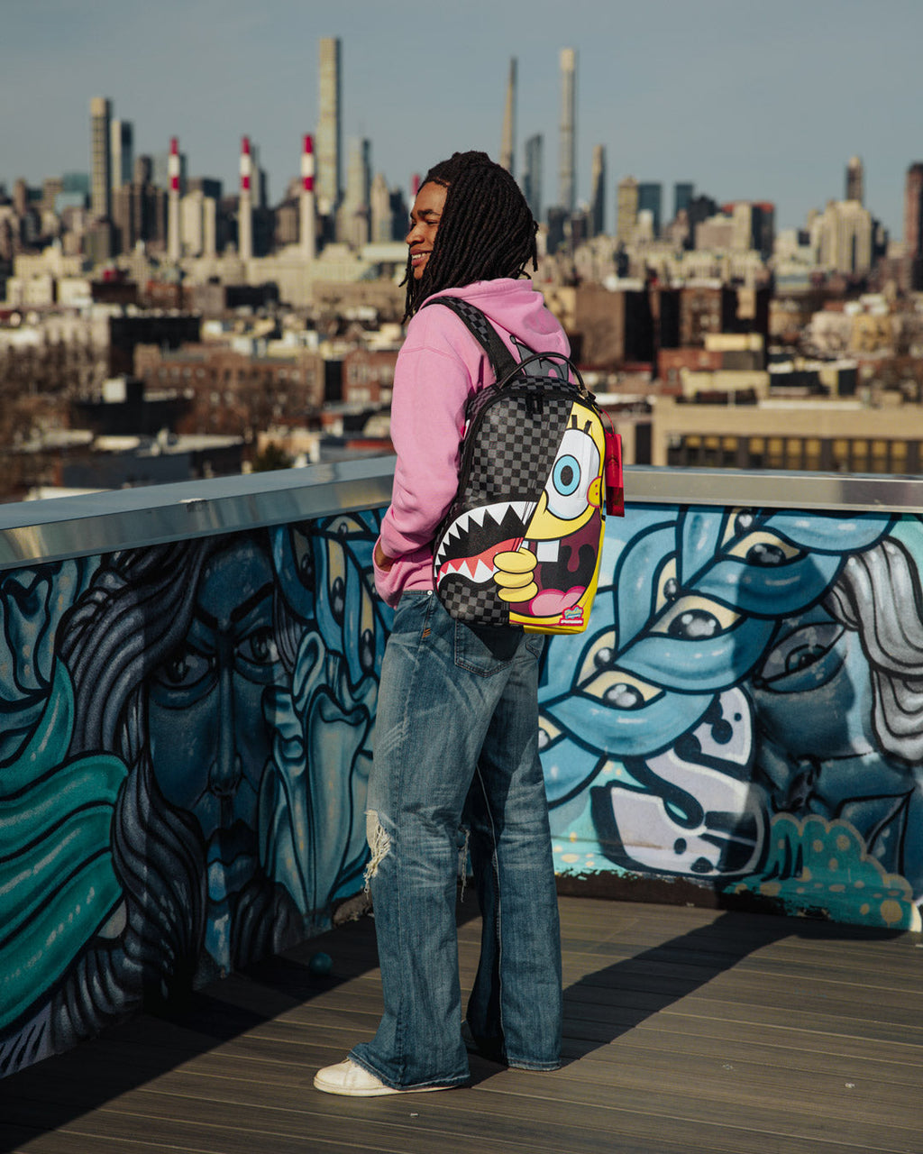 SPONGEBOB HELLO YOU'RE AMAZING DLXSV BACKPACK