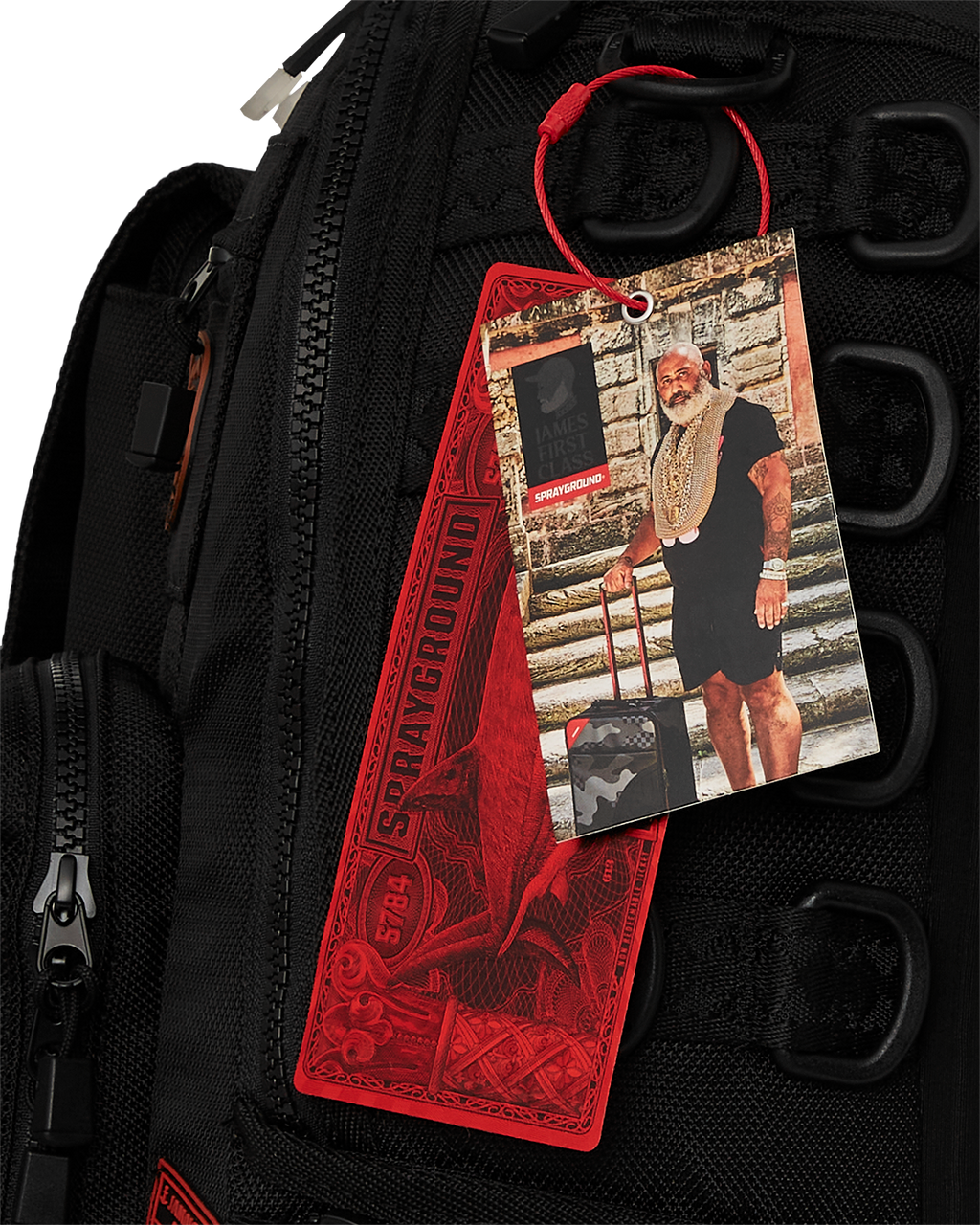 JAMES FIRST CLASS I GOT THESE STAMPS BACKPACK