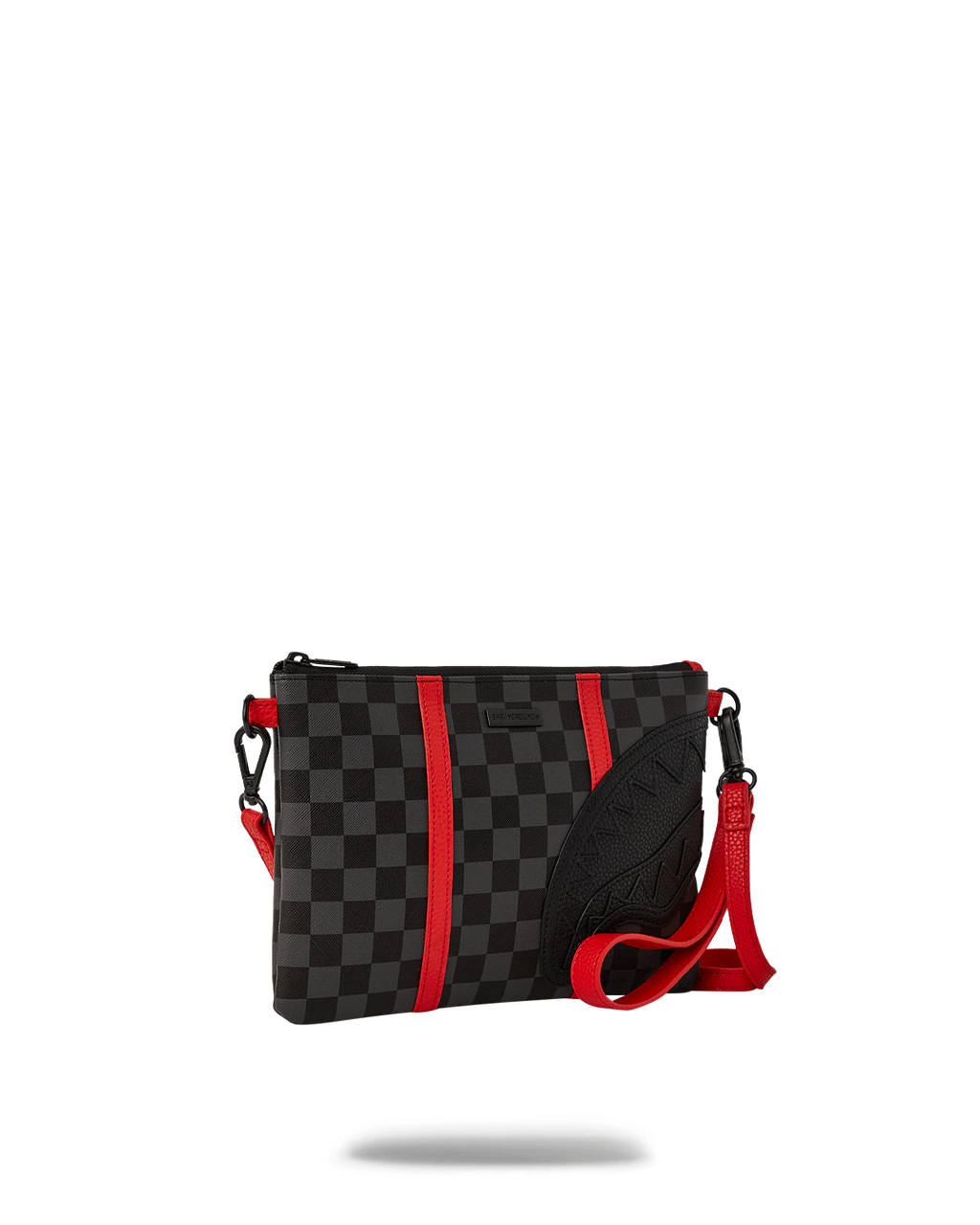MONACO SHARK CLUB CROSSOVER CLUTCH W/ SHOULDER STRAP