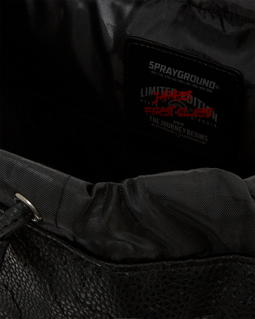 JAMES FIRST CLASS TYCOON TRAVELER MONTE CARLO BACKPACK