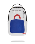 KEITH HARING BIG BLUE PURSE ART BACKPACK