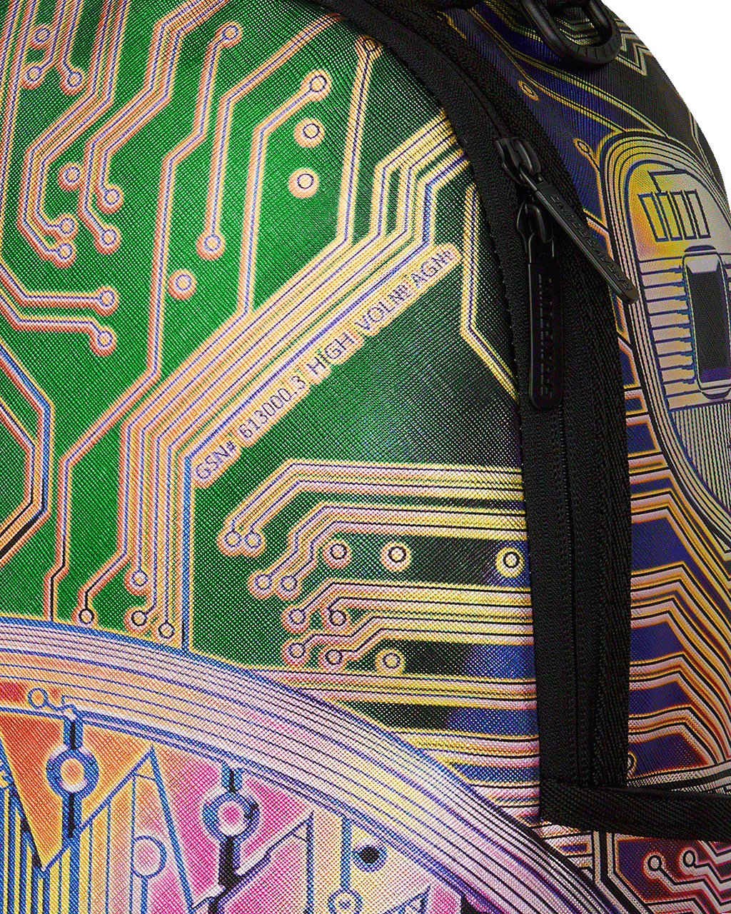 CIRCUIT BOARD MAGNETIC GRID BACKPACK