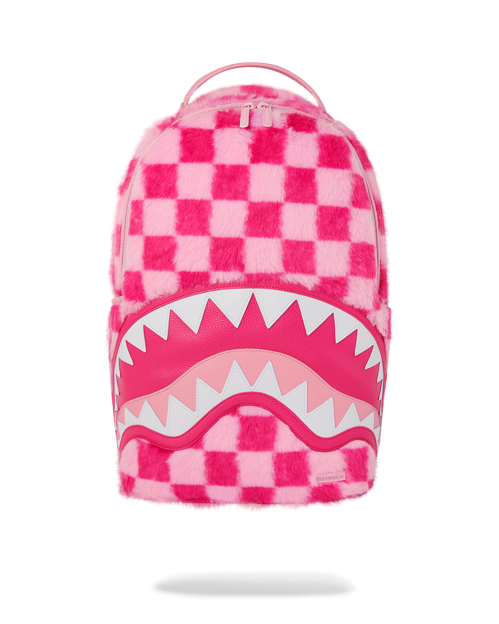 FURZILLA SHARK (PINK CHECK) BACKPACK