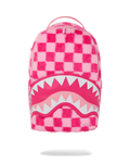 FURZILLA SHARK (PINK CHECK) BACKPACK