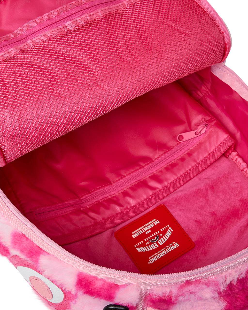 FURZILLA SHARK (PINK CHECK) BACKPACK