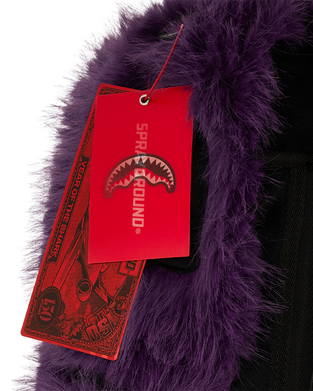 FURZILLA SHARK (PURP) BACKPACK