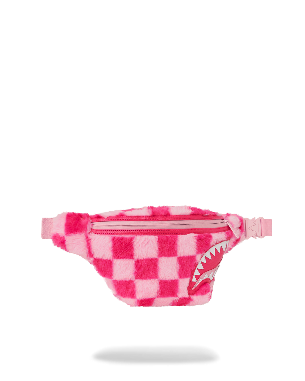 FURZILLA SHARK (PINK CHECK) SAVVY CROSSBODY