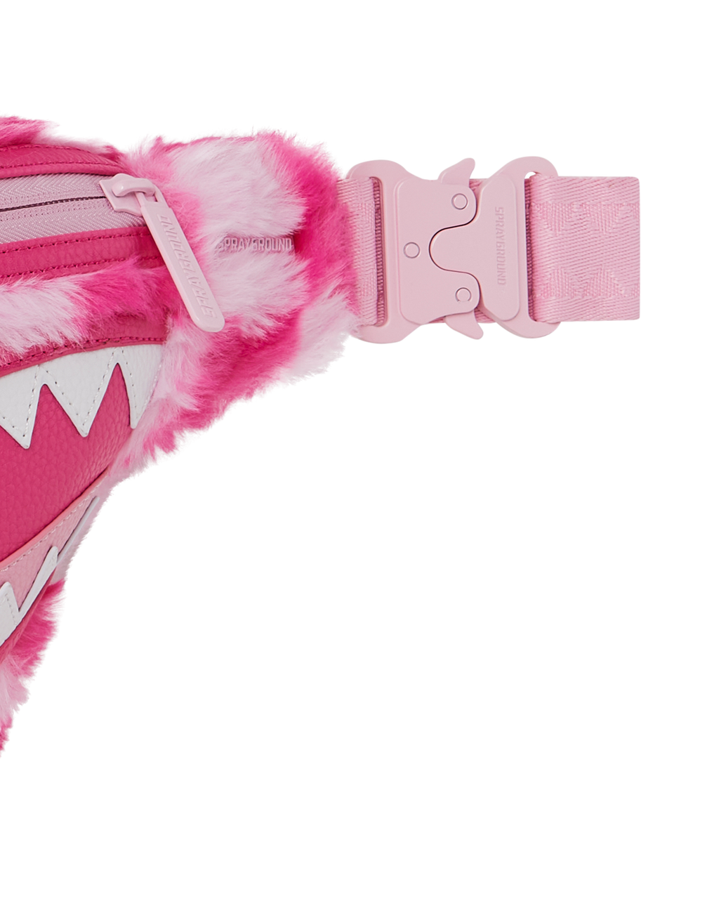FURZILLA SHARK (PINK CHECK) SAVVY CROSSBODY
