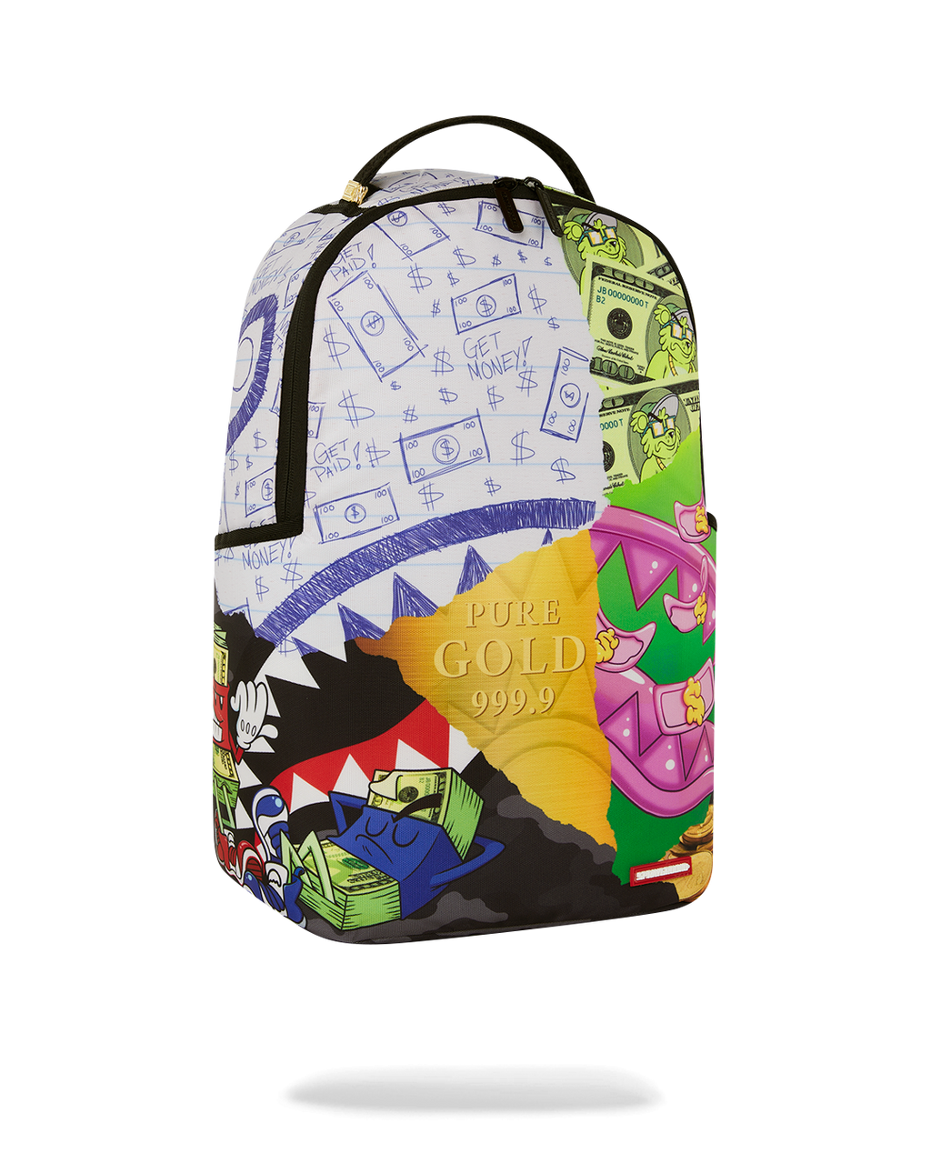 MEAN MONEY COLLAGE BACKPACK