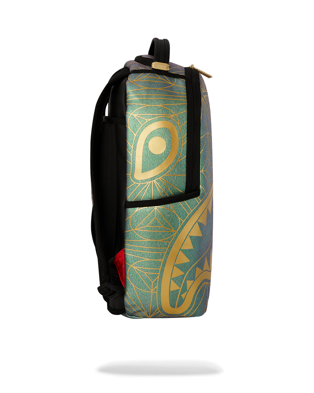 FOUNDATION CRYSTAL IRIDESCENT SHARK BACKPACK