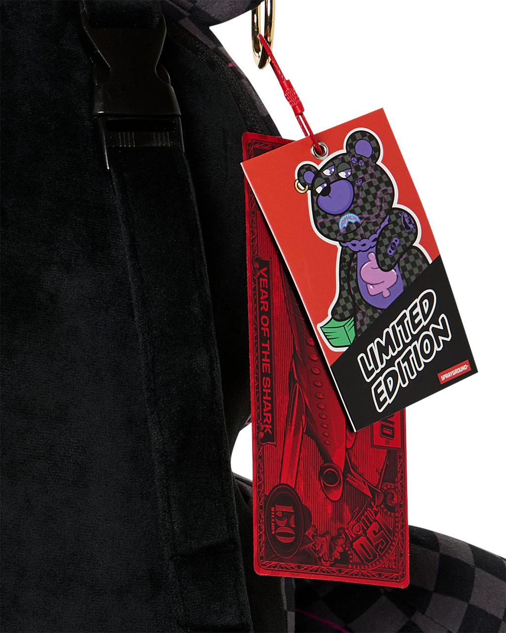 PURPLE SLIME SHARK MONEYBEAR BACKPACK