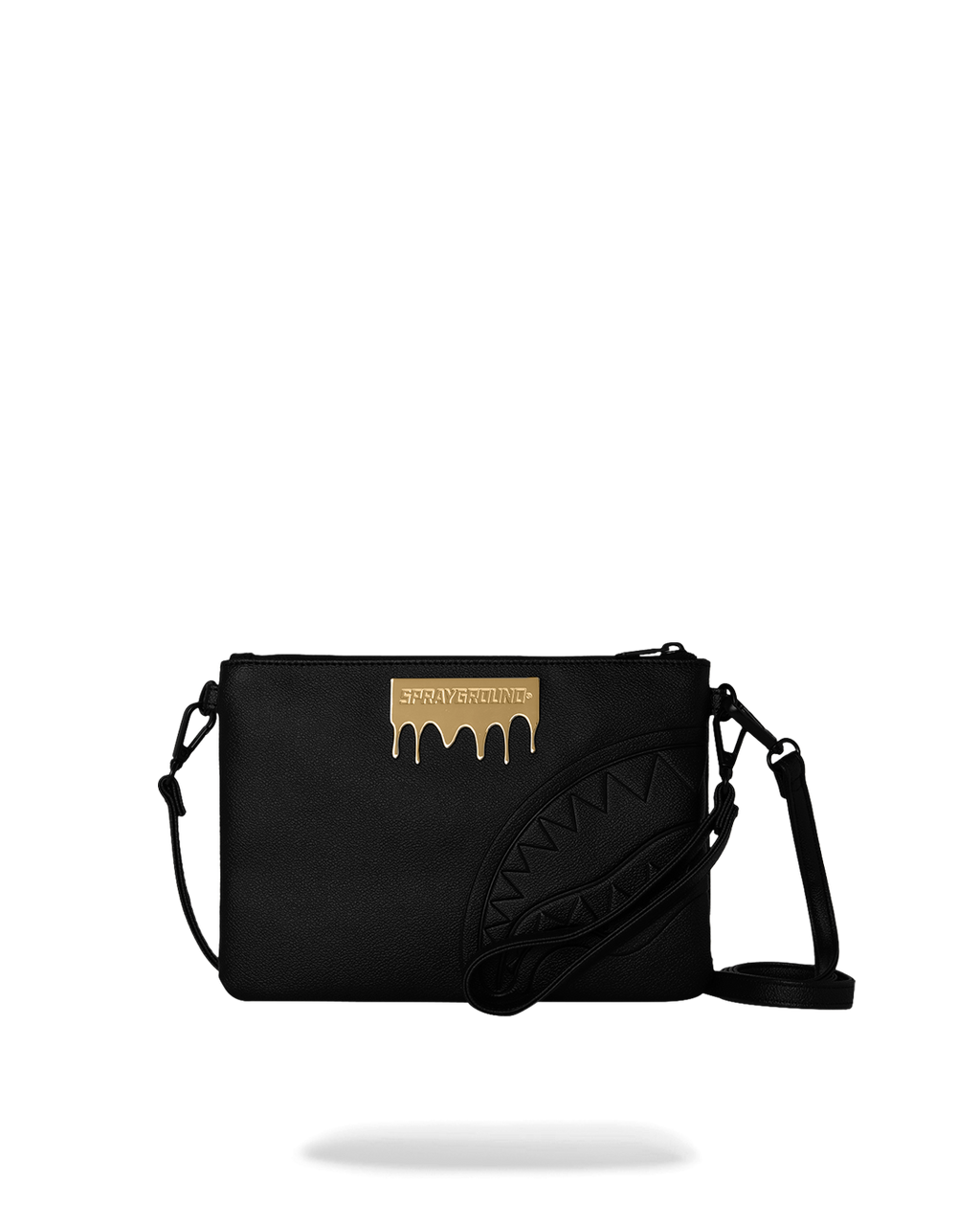 GOLD BRICK DRIP CROSSOVER CLUTCH
