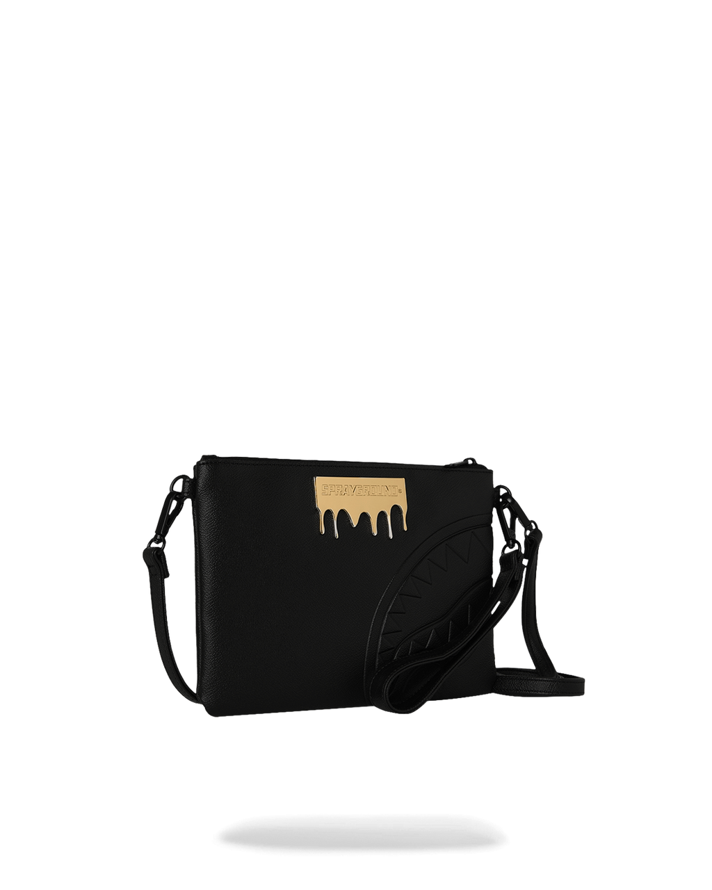 GOLD BRICK DRIP CROSSOVER CLUTCH