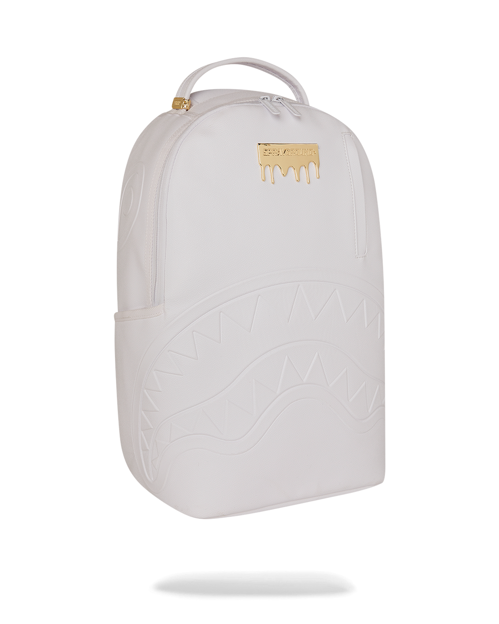 GOLD BRICK LUXE WHITE BACKPACK