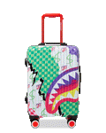 DREAMY TECHNICOLOR SHARKNAUTICS HARDSHELL CARRY-ON LUGGAGE