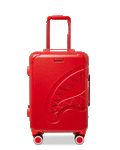 MOLDED SHARKITECTURE RED HARDSHELL CARRY-ON LUGGAGE
