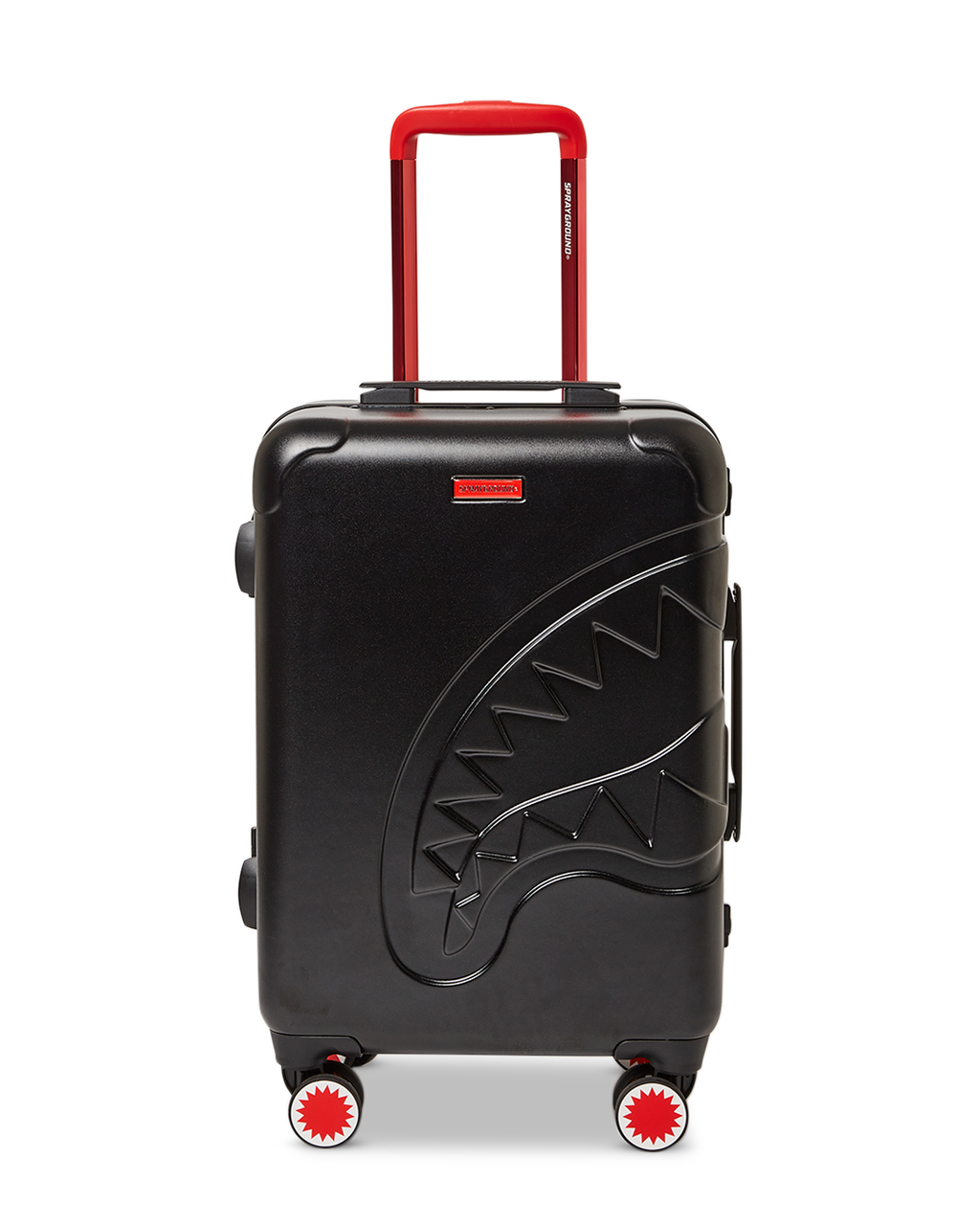 MOLDED SHARKITECTURE BLACK HARDSHELL CARRY-ON LUGGAGE