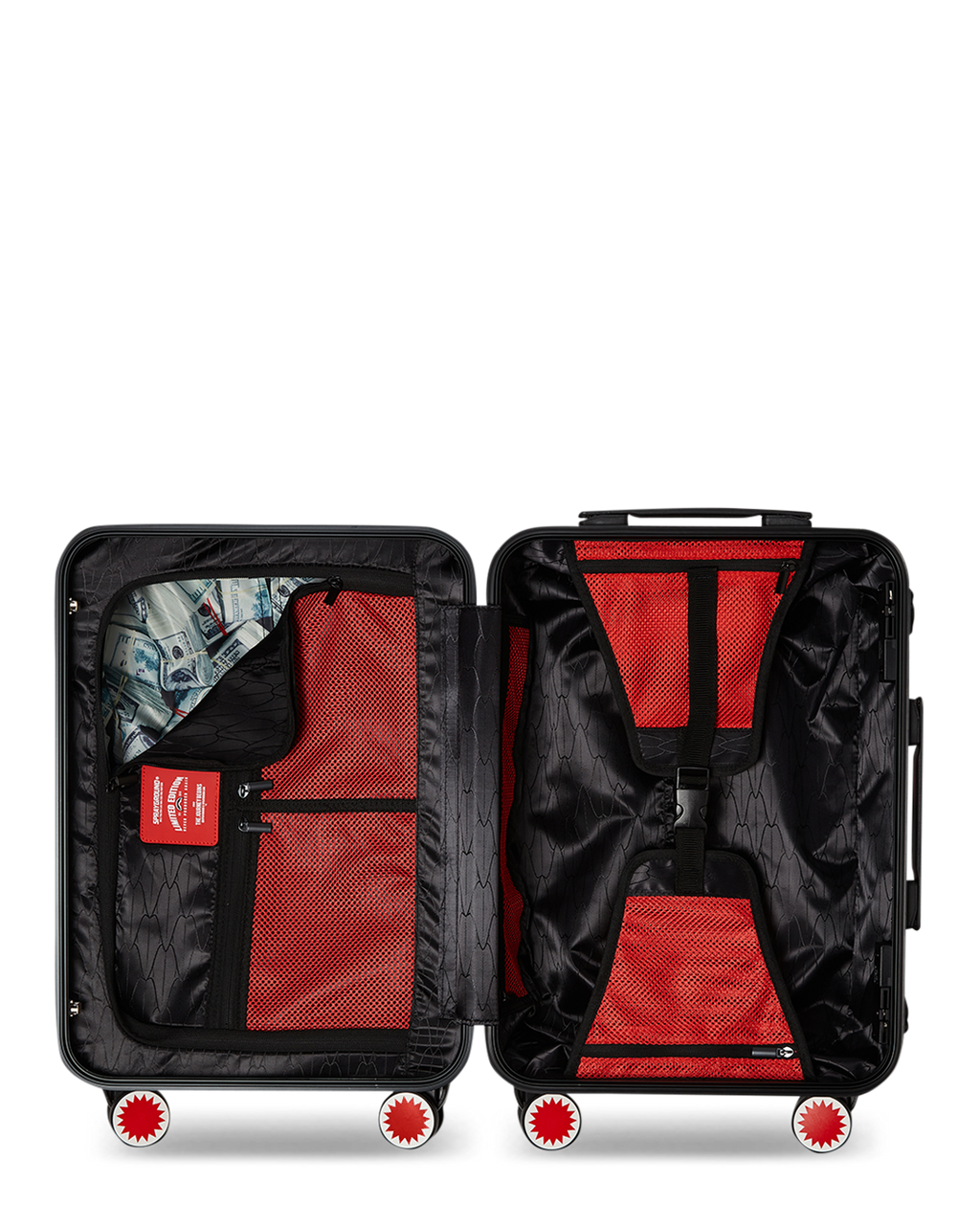 SHARKS IN PARIS VANQUISH SHARKNAUTICS HARDSHELL CARRY-ON LUGGAGE