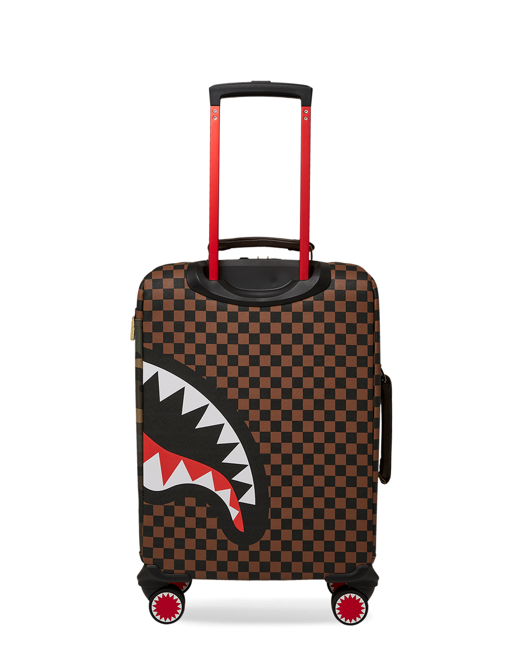 EXTERIOR GOLD ZIP POCKET SHARKS IN PARIS JETSETTER CARRY-ON LUGGAGE