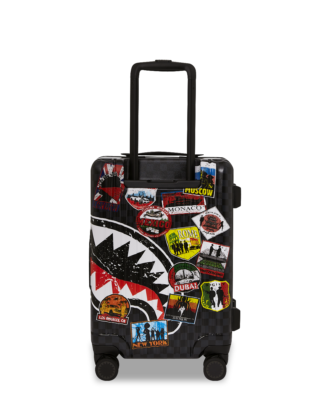 GLOBAL MOGUL UNLIMITED MILES SHARKNAUTICS HARDSHELL CARRY-ON LUGGAGE